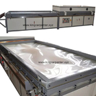 Full automatic PVC foil heating WPC door skin coating vacuum membrane press machine