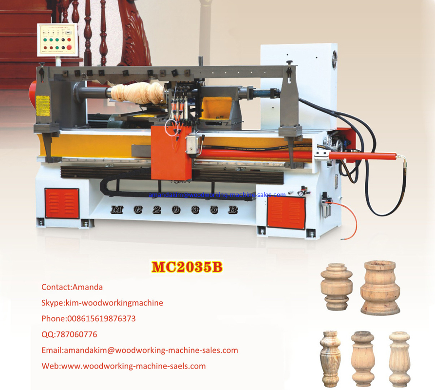 MC2035B semi-automatic big diameter cnc wood lathe machine