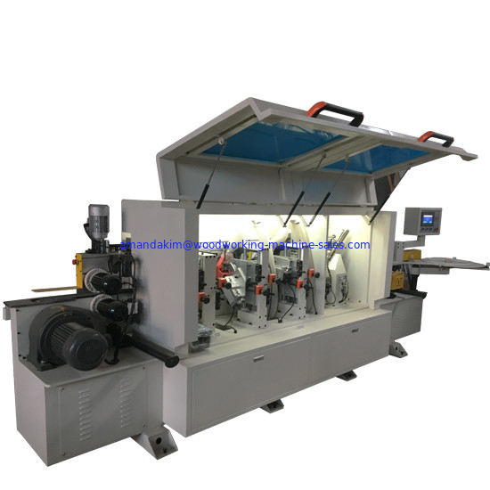 Straight full automatic PVC edge banding machine for door cabinets KC370D