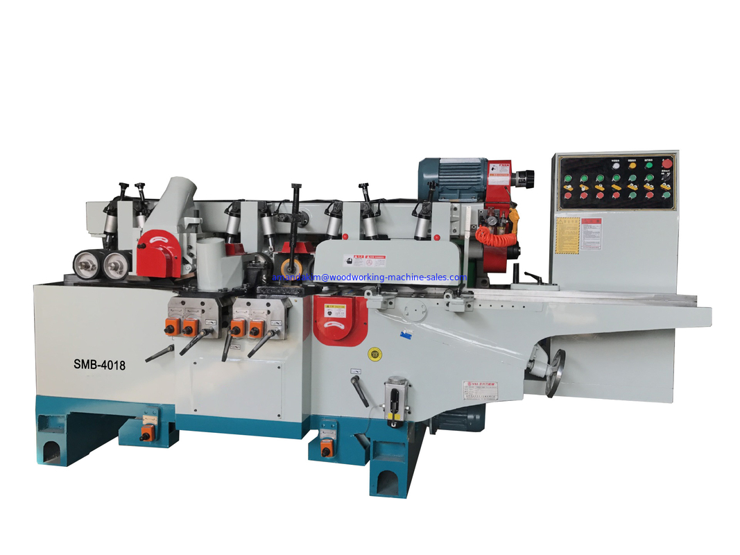 4 sided molder machine with 4 spindle moulder cutter heads