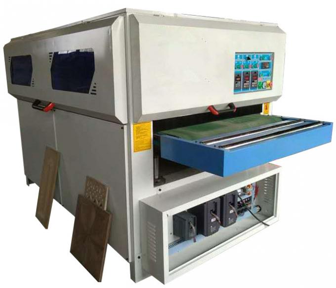 Curve panel wood frame door sanding machine with brush sanding